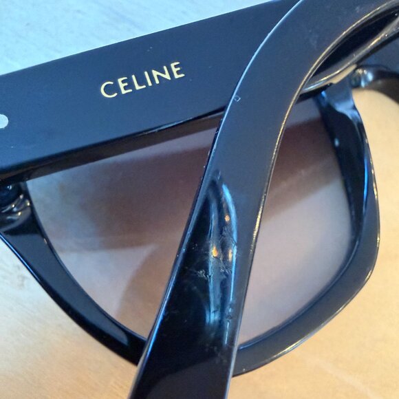 Celine CL40167I 01B Black Butterfly Sunglasses w/ Case - Picture 12 of 12